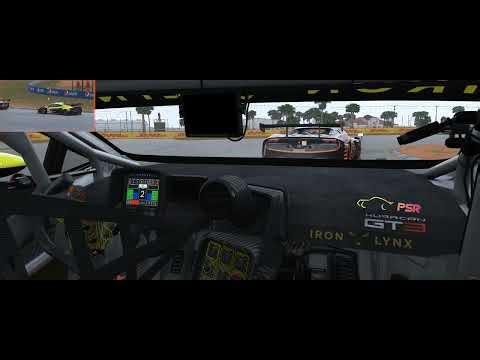 LMU | 20Min Wet Race at Sebring in the Lamborghini Huracan Evo2 LMGT3