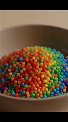 🌈 Rainbow Beads ASMR Satisfying & Relaxing Bead Sounds