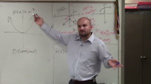 How to write the domain of a radical function