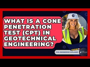 What Is A Cone Penetration Test (CPT) In Geotechnical Engineering? - Civil Engineering Explained