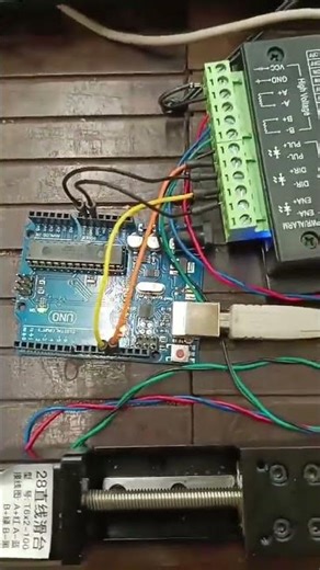 Silnik liniowy sterowany Arduino i TB6600