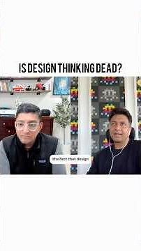 Design Thinking Beyond the Hype: From Workshop to Mindset.Watch the full podcast #uxdesign #podcast