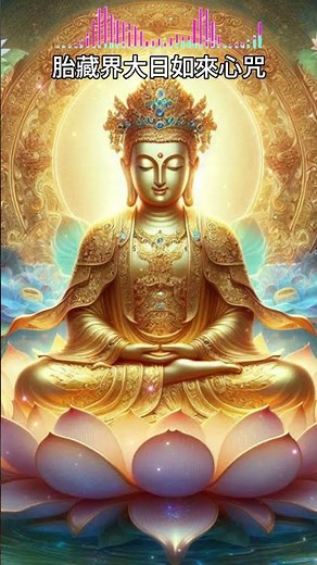 胎藏界大日如來心咒 滅罪消障, 身心清淨, 增福增慧 Womb Realm Vairocana Mantra #大日如來 #毘盧遮那佛 #vairocanabuddha #mahavairocana
