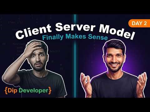 Client Server Model Explained | How the Internet Works for Java Developers (System Design Day 2)