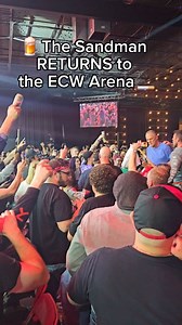 The Sandman returns to the ECW Arena with beer and cigarettes in hand! #ecw #thesandman #Philadelphia | The Machoverse