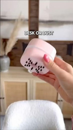 Mini Desktop Vacuum Cleaner | Cool Desk Gadget for Dust, Crumbs & Keyboard Cleaning 🧹 #amazonfinds