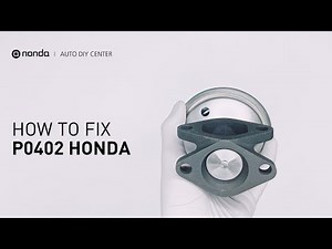 How to Fix HONDA P0402 Engine Code in 3 Minutes [2 DIY Methods / Only $4.26]