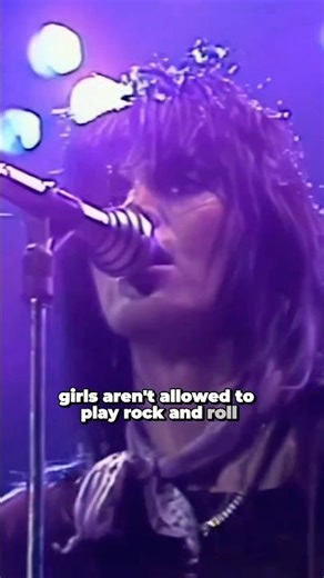 Joan Jett was disappointed at the American audience reaction over girls playing rock and roll