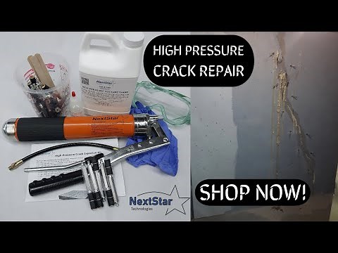 DIY kit High Pressure Crack Injection for concrete walls