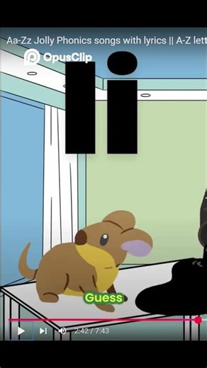 Learn the Letter I with Inky the Mouse!