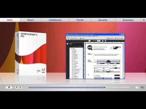 Adobe Acrobat 9 Pro Software Demo