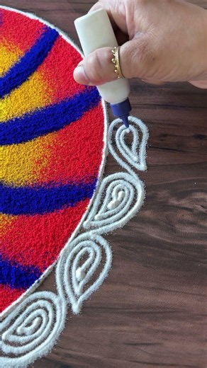 Very beautiful rangoli ♥️♥️♥️👍