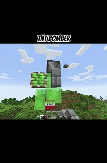 TNT Bomber In Minecraft | How To Make TNT Bomber In Minecraft Java Edition | Fire gaming Fg1