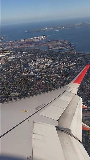 A320 Powerful Takeoff from Sydney Airport Runway 34R | Amazing Smooth Climb Out Window Seat Footages