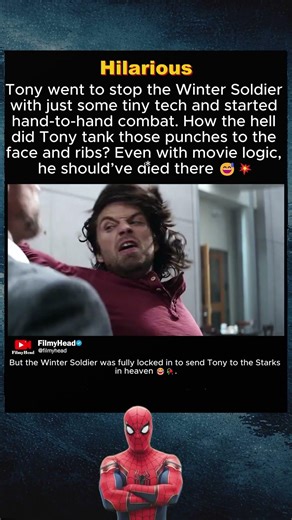 Iron Man vs Winter Soldier was Hilarious😂.