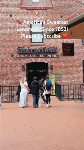 San Francisco’s Famous Ghirardelli Chocolate Factory! 🍫🇺🇸 #travelshorts #travel #trending