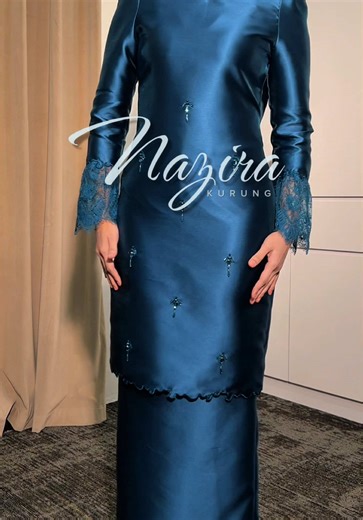 Kurung Teal Blue yang Menawan: Dapatkan Sekarang!