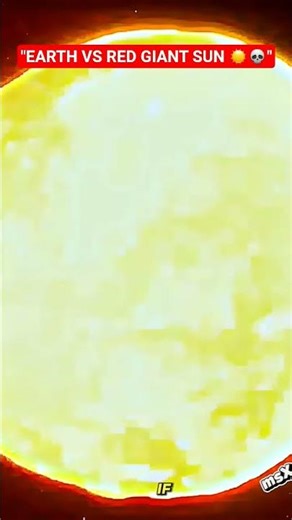 "Red Giant Sun: Will Earth Be Swallowed? (4K Simulation)" #shorts #nasa #earth