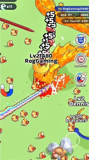 Snake Clash VIP Gameplay 44 #games #viralshorts #viralgaming