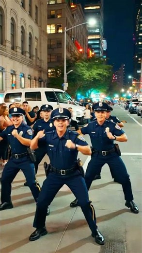 USA Police Viral Dance 2025 🚔💃 | Epic Cops Party Moves