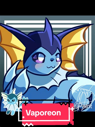 Respuesta a @nosequeponerxdoqk 🐟🌊Vaporeon 🌊🐟#eeveelutions #pokemonfanartist #pokemon #ibispaintx #speedpaint