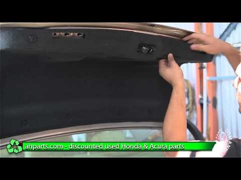 How to install change Trunk Lock Latch 2004 2005 2006 2007 2008 Acura TL REPLACEMENT REPLACE DIY