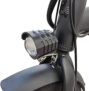 Bike Lights for Night Riding Led Ebike Headlights 36v48v for Mountain E Bike Bicycle Scooter Bright Eyes Bike Light E-Bike Light with Loud Horn 3Pin SM Plug Front Headlight Cycling Lights Road