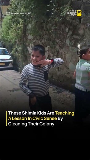 Shimla Kids Clean Their Colony and Teach a Lesson in Civic Sense | The Bharat Post