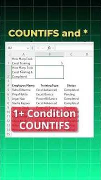 COUNTIF Wildcard Hack: Never Manual Count Again