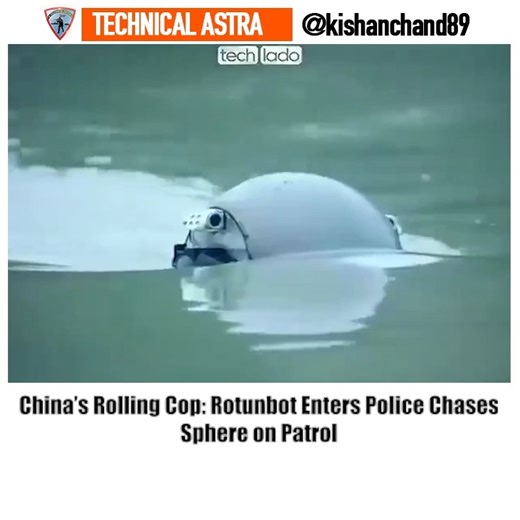 Defense Journalist | China is testing a crime-fighting robot called Rotunbot, a self-balancing, 125-kg spherical device. The robot can chase criminals at... | Instagram