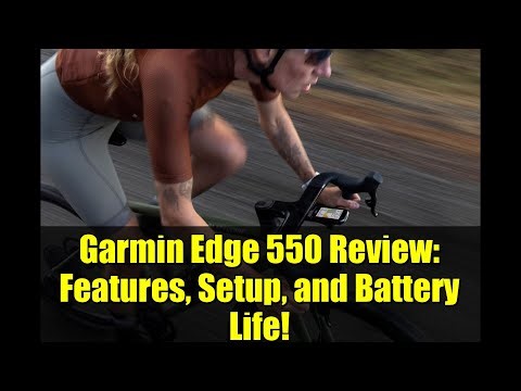 Garmin Edge 550 Review: Features, Setup, and Battery Life!