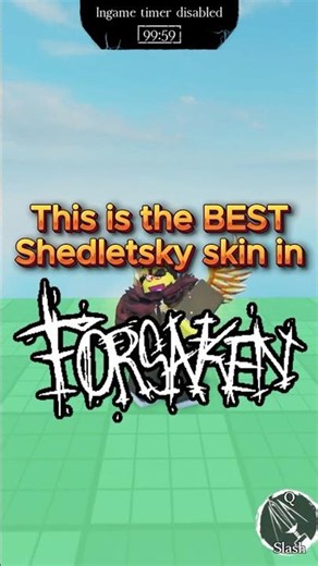This Is The BEST Shedletsky Skin In Forsaken! #roblox #robloxshorts #forsaken #viral