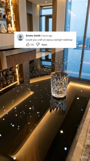 How to craft Fiber-Optic Epoxy Table