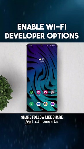 How to enable Wi-Fi Developer Options on your Samsung Galaxy device running One UI 5.1. Want to Support us? Consider ‘buying me a coffee’ here: https://ko-fi.com/filmoments I appreciate you! 🚩Be updated with our Latest Upload! Subscribe: https://bit.ly/2YmCj9D __________________________________________________________________ #Filmoments #samsungtutorials #autoarrangeapps enable wifi developer options samsung galaxy, wifi developer options samsung one ui 5, how to enable wifi developer options 