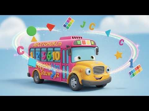 The Magic Learning Bus | Educational Song for Kids | Preschool Adventure