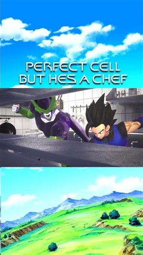 Perfect Cell, But hes a Head Chef #shorts #parody #devilartemis