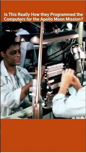 Is This Really How They Programmed the Computers for the Apollo Moon Mission? #apollo11