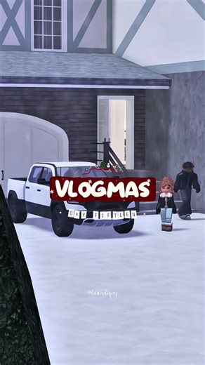 Day 15 of Vlogmas • Christmas Tree Shopping • Churros • Snow • Day w/ Dad! 🎄 | #vlogmas #christmastree #vlog #berryavenue #roblox