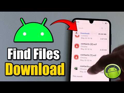 How To Find Your Downloads On Android - Files Tutorial