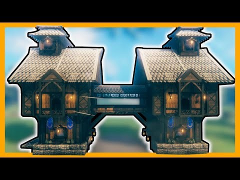 I Built A Super Detailed Gatehouse | Valheim Build Showcase