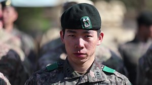 Bulldog Brigade Expert Infantryman Badge on the ROK