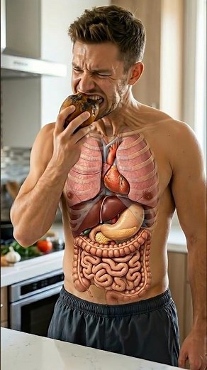 How Spoiled Food Affects Your Stomach |3D Animation| #fruits #health