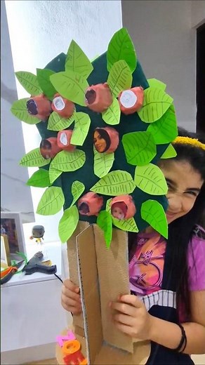 Easy DIY Family Tree! School project