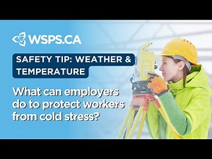 What can employers do to protect workers from cold stress?