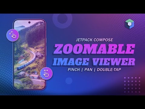 Zoomable Image Viewer using Jetpack Compose (Pinch, Pan, Double-Tap)