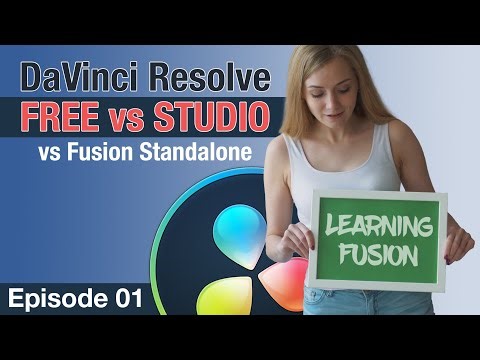 Learn Fusion: Resolve Free vs Studio vs Fusion Standalone