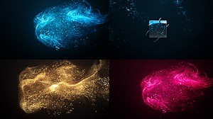 Elegant Particle Logo