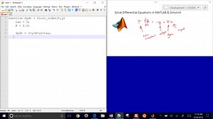 Solve Differential Equations in MATLAB and Simulink