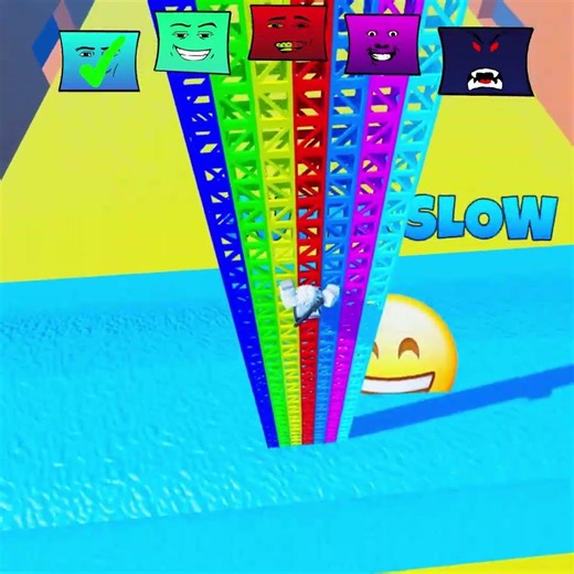 Rainbows Stairs VS Tsunami ⚡ #roblox