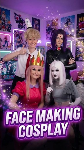 FACE MAKING COSPLAY 🔥Mind Blowing Makeup & Wig Transformation #CartoonCosplay #Cosplay #EpicCosplay